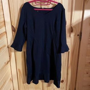 Talbots ruffled edge Dress